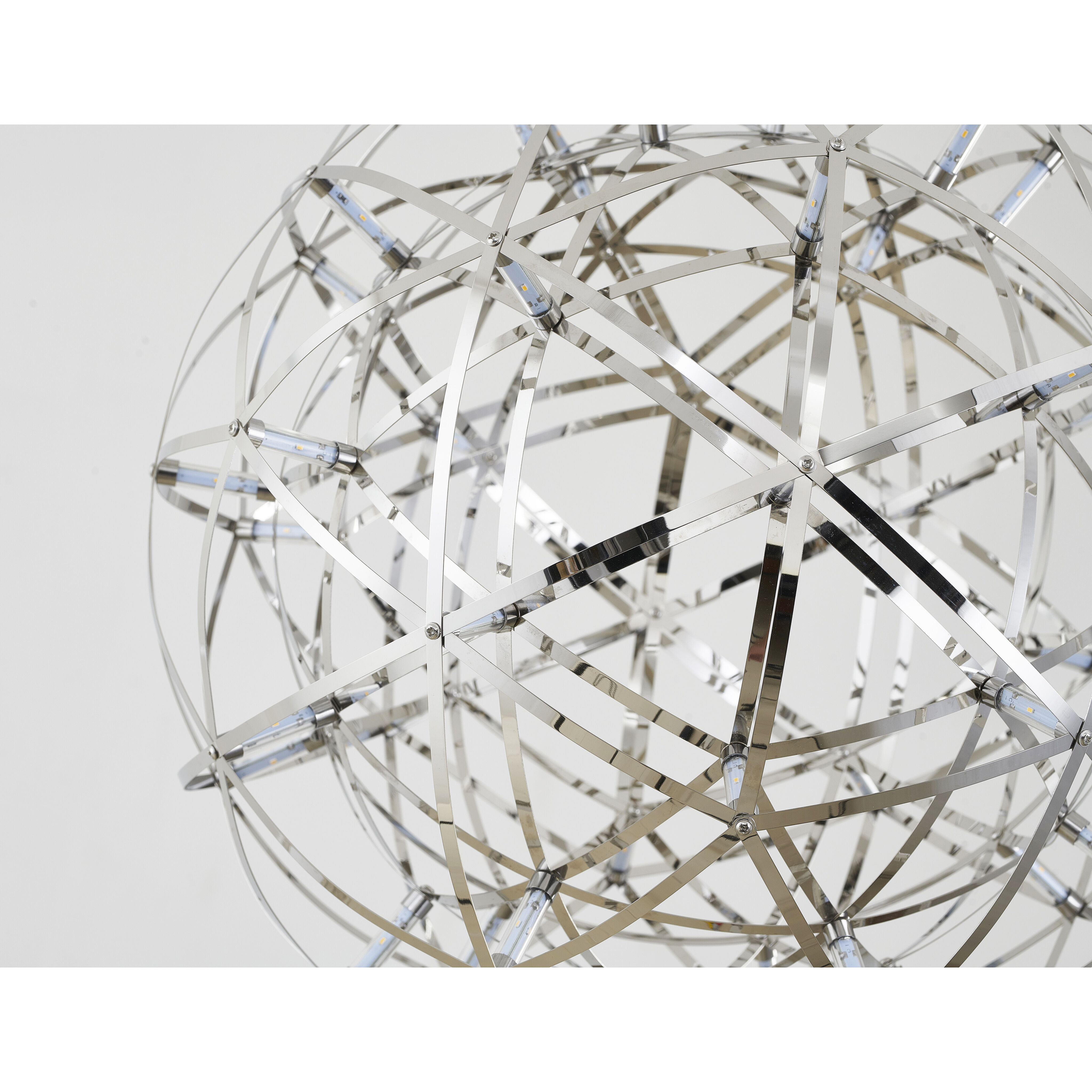 Canada LED 17.7 inch Chrome Chandelier Ceiling Light